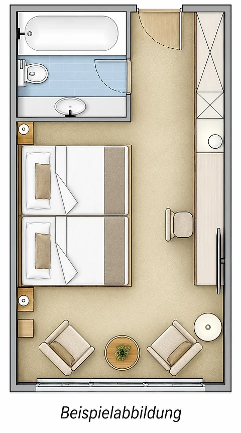 Floor plan comfort room